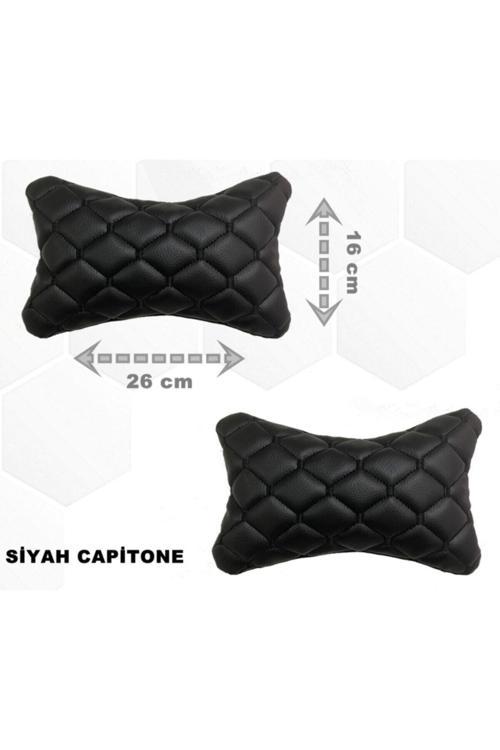 Mitsubishi Eclipse Cross 2017 Sonrası Uyumlu Oto Koltuk Boyunluk Suni Deri Ve Jarse 2 Adet