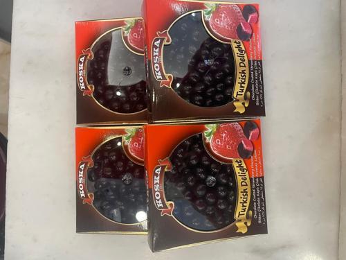 ÇİLEKLİ LOKUM DRAJE 220 GR KOLİ 24 ADET