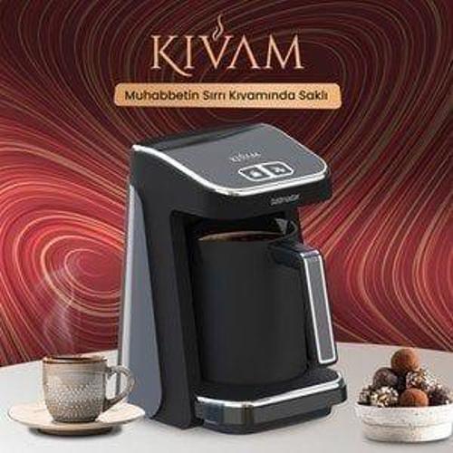 GM8380AN Kıvam Geniş Hazne Antrasit Türk Kahve Makinesi