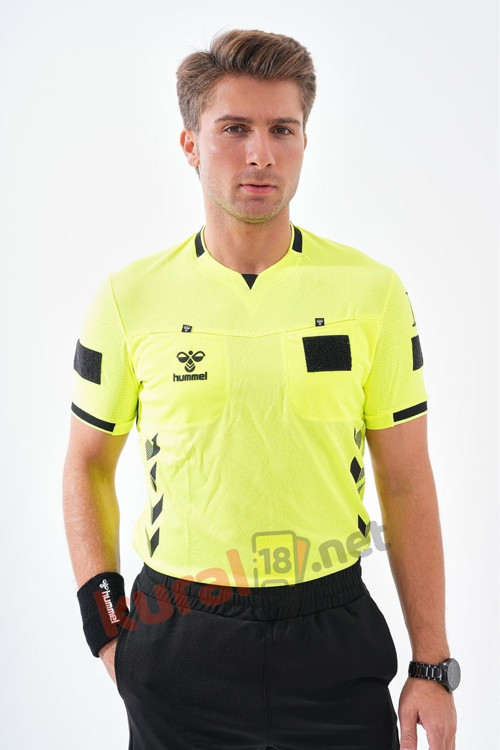 Tff Hakem Maç Forması Neon Sarı-Kısa Kol-2Xl