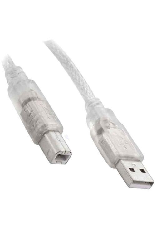 Usb Yazıcı Kablosu 5 Mt 2.0 Şeffaf Sl-U2005 * Ac-Up05
