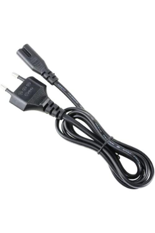 2 Adet 1,5 Metre 220V Power Teyp Uyumlu  Kordon Kablosu Elektrik 220 Volt Çift Oluklu (2 Adet)
