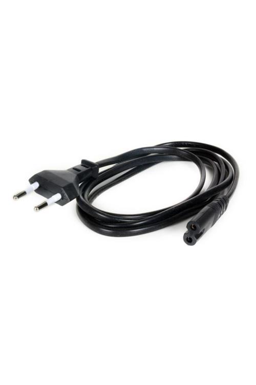 Ac 220 Kablo Teyp Fişi/Notebook-Laptop Adaptör Fişi/Playstation Uyumlu (150Cm) (10 Adet)