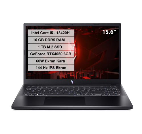 ANV15-51 i5-13420H 16GB 1TB SSD RTX4050 Freedos