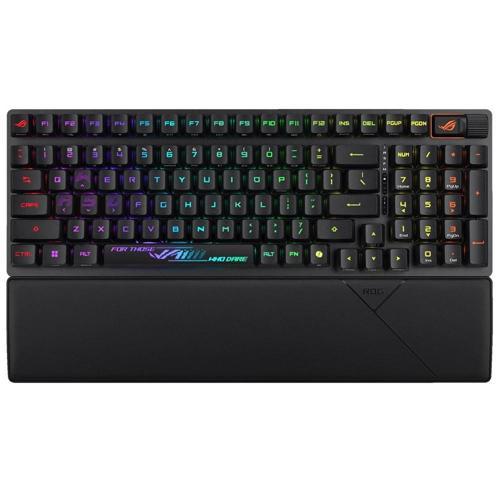 ROG Strix Scope II 96 RX Red Switch RGB Siyah Kablosuz ENG-Q Mekanik Gaming Klavye
