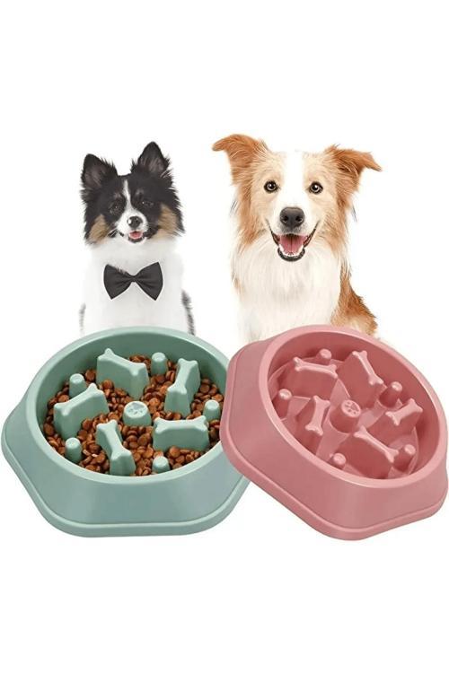 Kedi Köpek Yavaş Yeme Mama Kabı