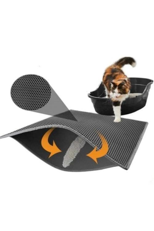 Kedi Tuvalet Önü Elekli Kum Paspası