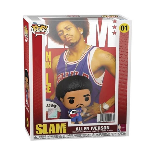 Pop! NBA Cover: SLAM - Allen Iverson Figürü