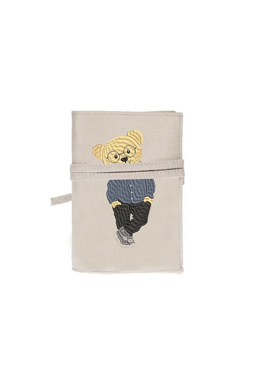 Teddy Bear Nakışlı Kitap - Tablet - Ebook Çantası / Kılıfı