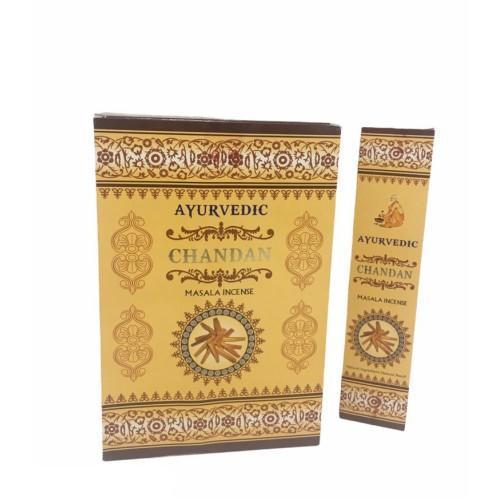 Büro Ev Ofis Kokusu için 12x18 Ayurvedic Chandan Çubuk Tütsü