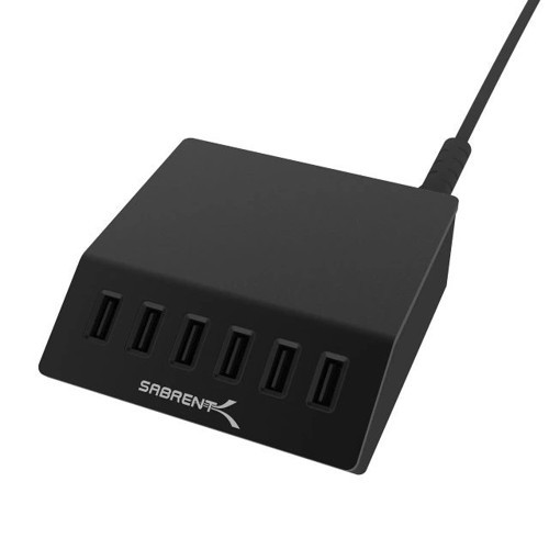 100 Watt Çoklu Bağlantı Noktalı USB Hızlı Şarj Cihazı (AX-ADPD) 6-Port