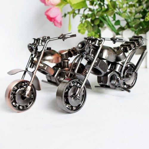 Büro Ev Dekoru için Hediyelik El Yapimi Metal Motor Maketi