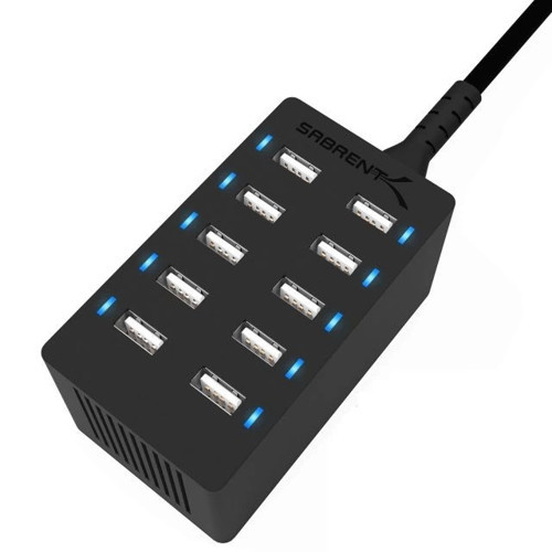 100 Watt Çoklu Bağlantı Noktalı USB Hızlı Şarj Cihazı (AX-ADPD) 10-Port
