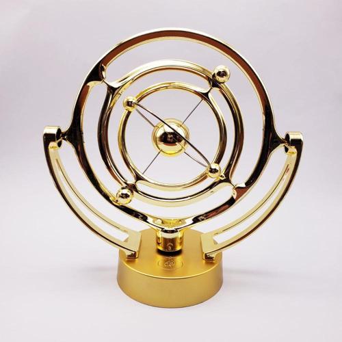 Büro Ev Dekoru için Orbital Mıknatıslı Golden Newton Balans