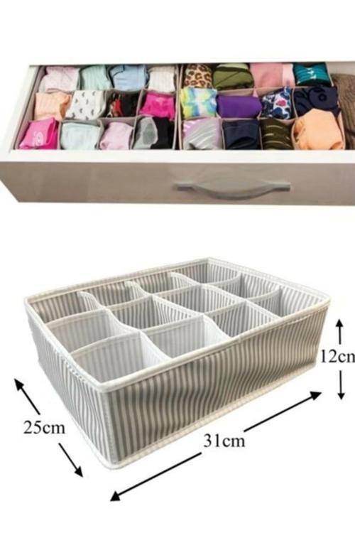Büro Ev Ofis Düzeni için 12 Bölmeli Pratik Bölmeli Çekmece Organizer