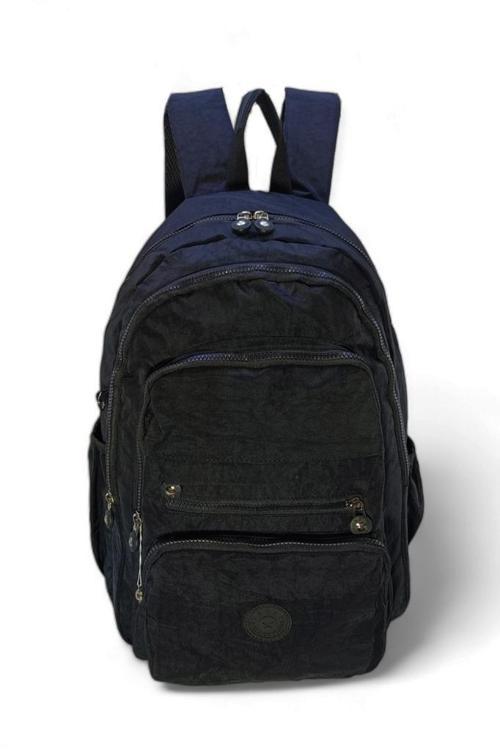 Klinkır Kumaş Lise Ortaokul Sırt Çantası Çok Cepli 571 Collection Goril Anahtarlık Hediyeli! 43*30 