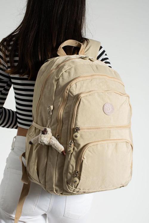571 Collection Unisex Sırt Çantası Lise Üniversite Okul Çantası 45*30 Cm Hafif Klinkır Kumaş