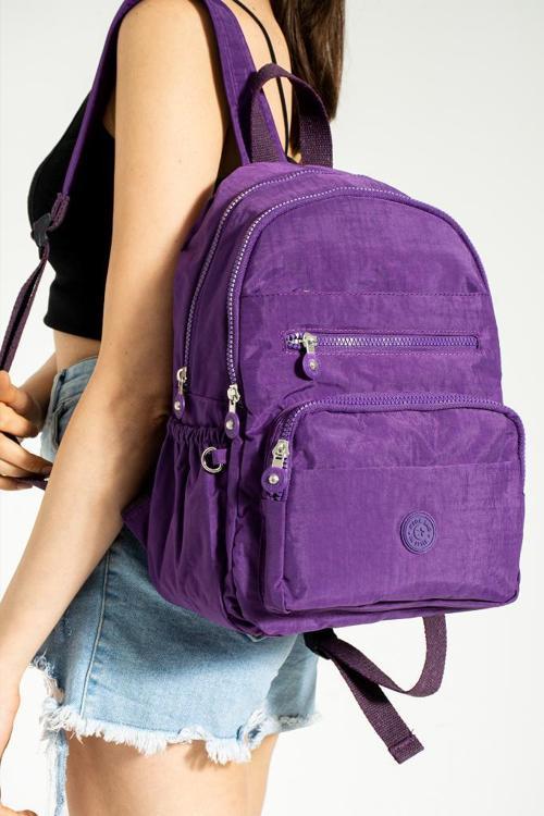 Unisex Sırt Çantası Günlük Kullanıma Uygun Lise Ortaokul Çantası Çok Cepli Okul Çantası 37*30 Cm Klinkır