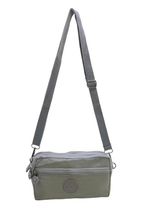 Klinkır Kumaş Mini Çapraz Askılı Kadın Çanta 571 Collection Yağmur Geçirmez El Çantası 20*10 Cm