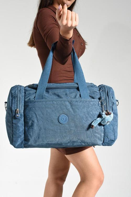 Seyehat Spor Çantası Klinkır Kumaş Hafif Kabin Boy Valiz 40*25 Cm Omuz ve Çapraz Askılı