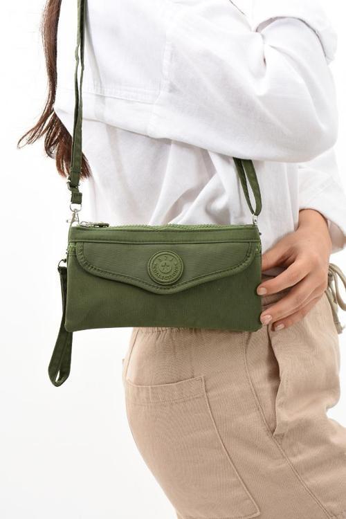 Mini Çapraz Çanta Cüzdan El Çantası Fonksiyonel Kullanım Postacı Omuz Çantası  22 Cm Genişlik