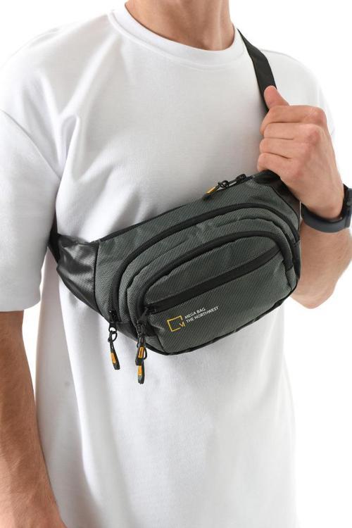 Erkek Bel Çantası Çok Cepli Free Bag Omuz Çantası Fonksiyonel Kullanım 20*12 Cm Mega Bag The Northwest