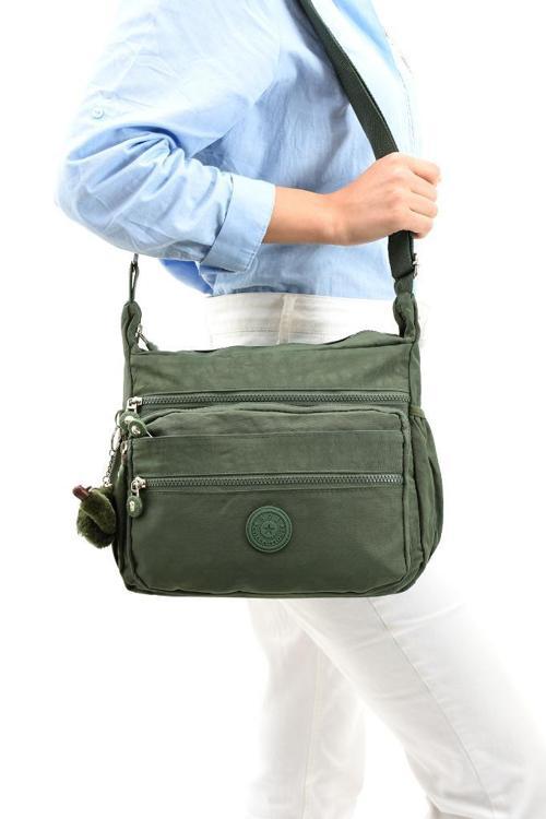Klinkır Omuz Çantası Çapraz Askılı Postacı Çanta Çok Cepli Günlük Kullanıma Uygun 30*23 Cm