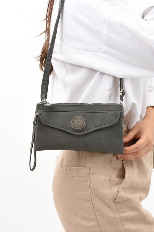 Mini Çapraz Çanta Cüzdan El Çantası Fonksiyonel Kullanım Postacı Omuz Çantası  22 Cm Genişlik