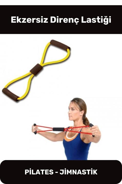 Direnç Lastiği Pemium Kas Açma Germe Güçlenme Spor Pilates Jimnastik Egzersiz