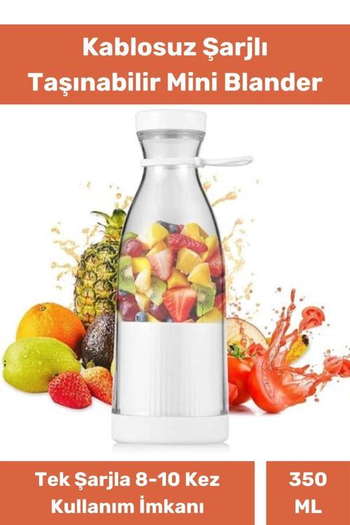 Mini Blender Özel Seri Su Geçirmez Tasarım Kablosuz Şarjlı Dayanıklı Kamp Spor Piknik Taşınabilir