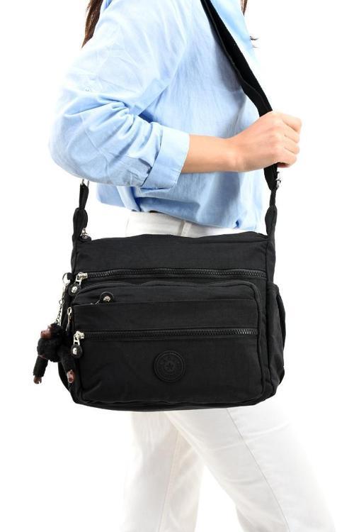 Klinkır Omuz Çantası Çapraz Askılı Postacı Çanta Çok Cepli Günlük Kullanıma Uygun 30*23 Cm
