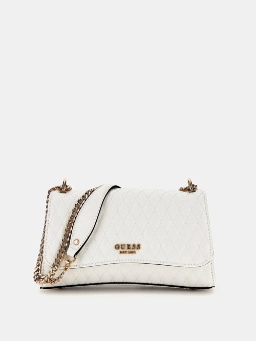 Kadın Beyaz Betula Dönüştürülebilir Flap Crossbody Çan