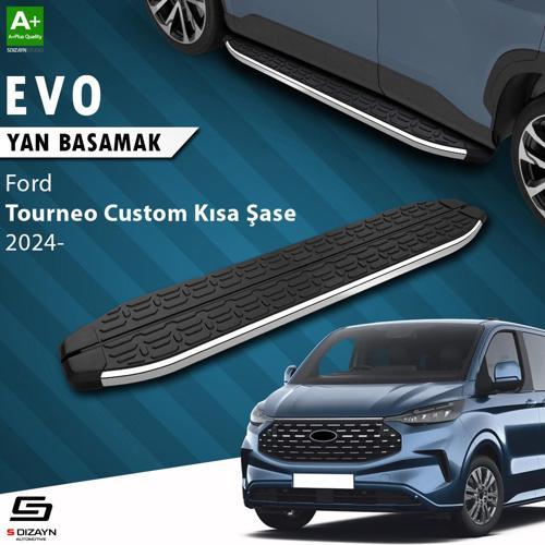 Ford Tourneo Custom 2 Kısa Şase Evo Krom Yan Basamak 223 Cm 2023 Üzeri A+ Kalite