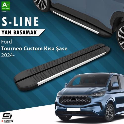 Ford Tourneo Custom 2 Kısa Şase S-Line Aluminyum Yan Basamak 223 Cm 2023 Üzeri A+ Kalite