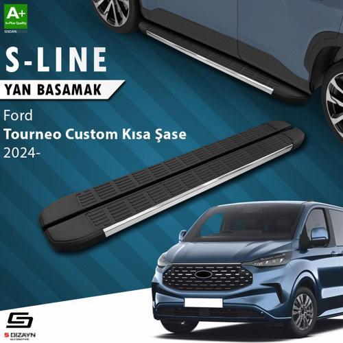 Ford Tourneo Custom 2 Kısa Şase S-Line Krom Yan Basamak 223 Cm 2023 Üzeri A+ Kalite