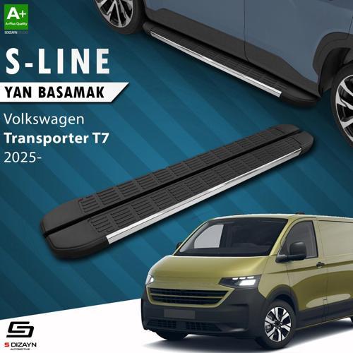 VW Transporter T7 Kısa Şase S-Line Krom Yan Basamak 223 Cm 2025 Üzeri A+ Kalite