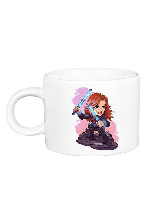 Black Widow Porselen Motto Fincan