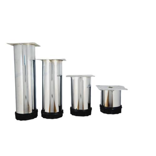 40 LIK 10 CM PARLAK KROM METAL YUVARLAK AYAK ( 4 ADET )