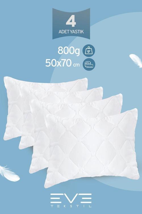 4 Adet Diamond Plus Kapitone Yastık 50*70 Cm 800 gr