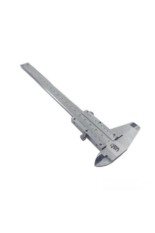 150 Mm Mekanik Vidalı Kumpas Hassas Çift Çene (150mm*0,02mm)