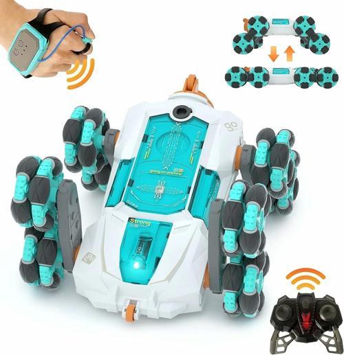 8WD Jest Algılama Dublör Rc Arabaları - Beyaz