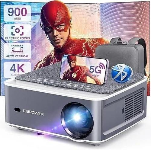 5G WiFi Bluetooth Projektör 1080P HD 4k Destekli,HDMI+USB/VGA