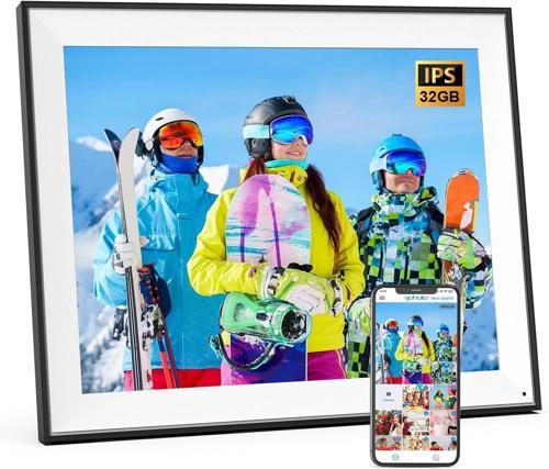 Dijital Resim Çerçevesi - 17 Inc - 32 GB Büyük, Çift WiFi, IPS Dokunmatik