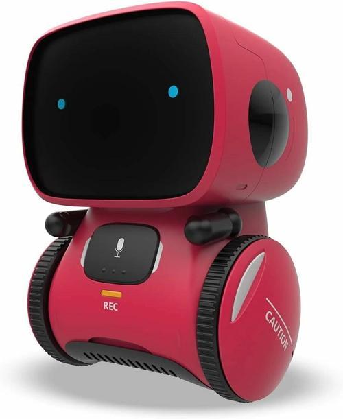 Dokunmatik Sensörlü İnteraktif Akıllı Robotik - Kırmızı