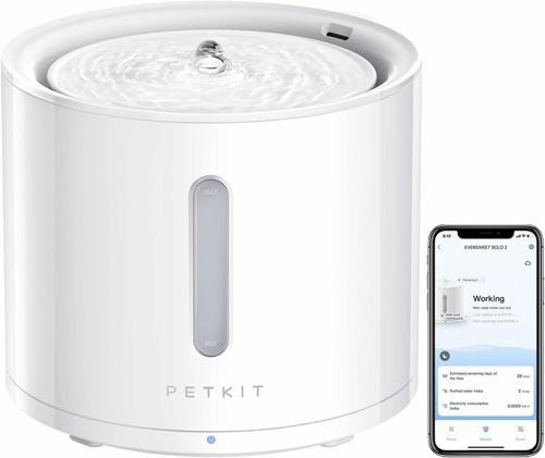 PETKIT EVERSWEET Solo 2 Köpek Kedi Kablosuz Pompalı Su Çeşmesi