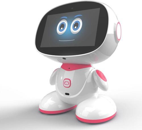 2 Çocuklar İçin Yapay Zeka Destekli Akıllı Robot - STEM Öğrenme ve Eğitim Robotu - Pembe