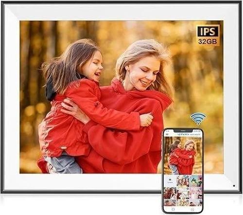Büyük Dijital Resim Çerçevesi 17 Inc Wifi 32GB 1280x960 IPS Ekran