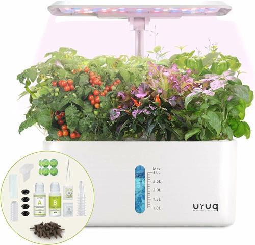 Topraksız Yetiştirme Sistemi Kapalı Bahçe Seti 8 Pods Bitki - Beyaz