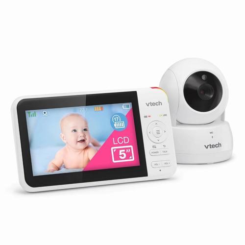 VM924 Uzaktan Pan-Tilt-Zoom Videolu Bebek Monitörü, 5 Inc Ekran