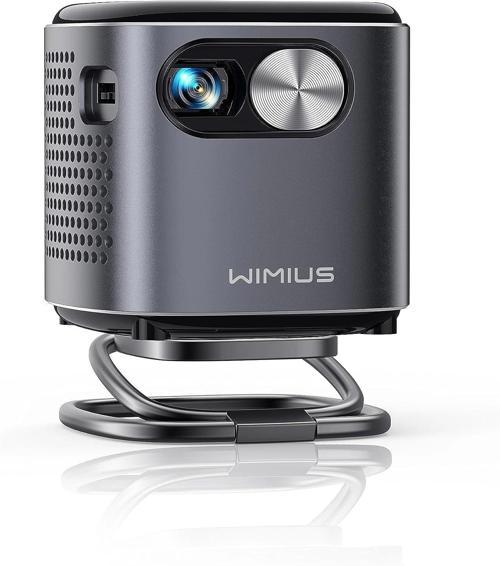 Pico Taşınabilir Projektör, WiFi-Bluetooth, 360 Derece Hoparlö.r